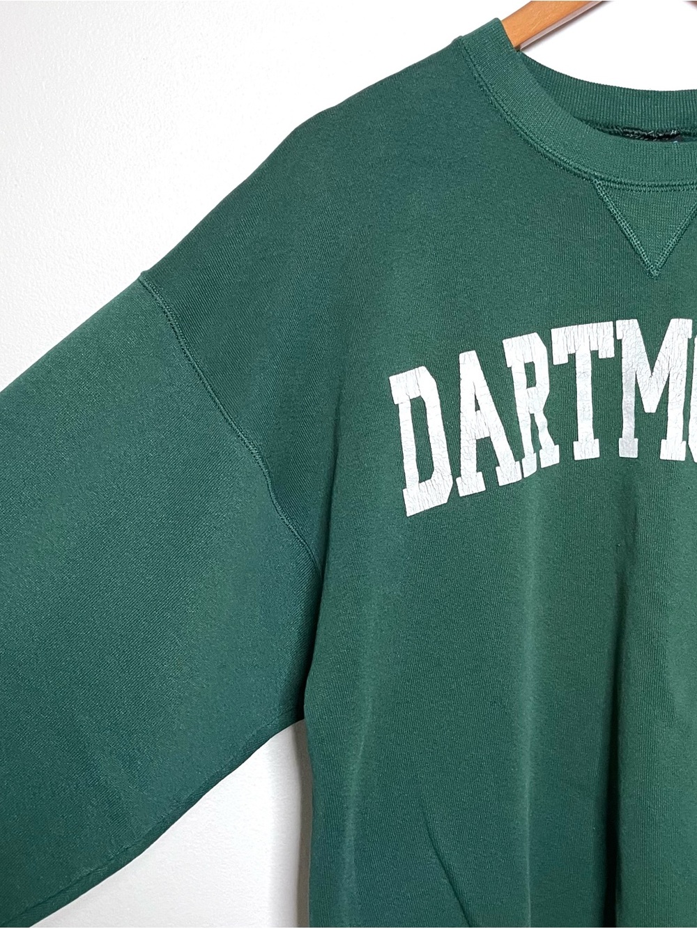 Vintage Dartmouth Sweatshirt Mens Size Large Green Fleece Crewneck College Soffe - Picture 4 of 9